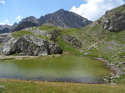Lac de Trancoulette et Tête des Lauzières