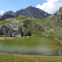 Lac de Trancoulette et Tête des Lauzières