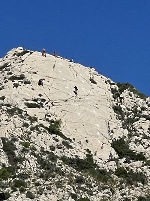 Le rééquipement du 3 octobre 2024 vu de la plage...