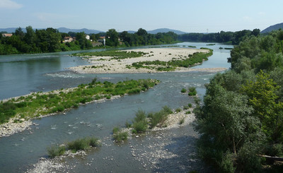 Le Rhône vers le Teil
