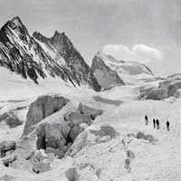 Ecrins - Glacier Blanc, par Vittorio Sella, 13 août 1883