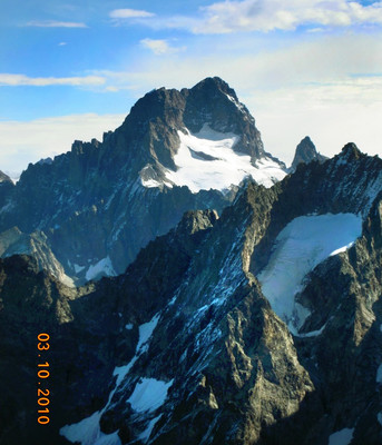 Ecrins vu du sud-ouest (Fétoules)