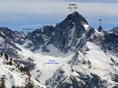 Dôme des Ecrins versant Bonne Pierre