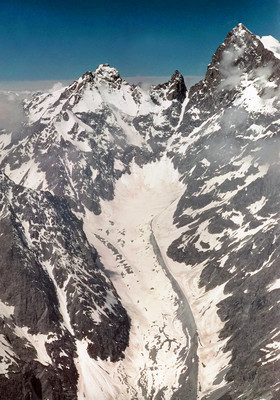 Glacier Noir, Pic Coolidge E, Fifre, Barre des Ecrins par YM en1960 Glacier Noir, Pic Coolidge E, Fifre, Barre des Ecrins par YM en1960