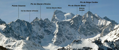 Sommets du Glacier d'Arsine Sommets du Glacier d'Arsine