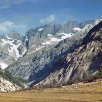 Pic des Aupillous, Les Bans, Pointe de la Pilatte, par YM en 1962