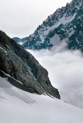 Mer de nuage sur Glacier Noir par YM Mer de nuage sur Glacier Noir par YM