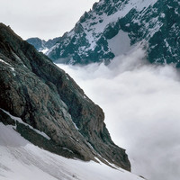 Mer de nuage sur Glacier Noir par YM