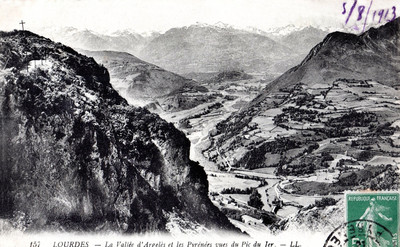 Vue du Pic du Jer (CPA)