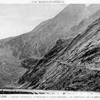Route de l'Aubisque côté Argelès (CPA)