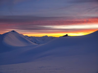 [Concours Photo Sophie 2024] Coucher de soleil depuis le refuge de la Croix du Bonhomme