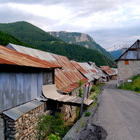 Grande Serenne le long de la route de haute Ubaye