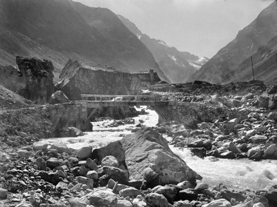 La Bérarde et le torrent des Etançons, par Henri Ferrand