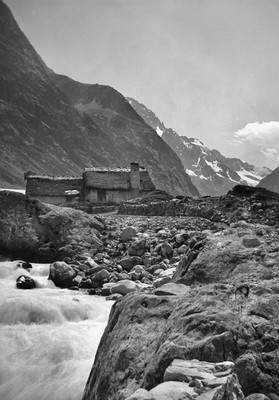 Le torrent des Etançons à la Bérarde, par Henri Ferrand
