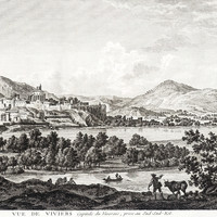 Le Rhône à Viviers, en 1785