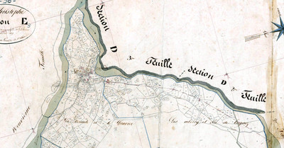 Plan de la Bérarde en 1829 (cadastre Napoléon)