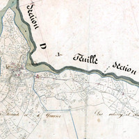 Plan de la Bérarde en 1829 (cadastre Napoléon)