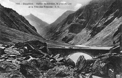 Plan du lac, au fond la tête des Fétoules (CPA) Plan du lac, au fond la tête des Fétoules (CPA)