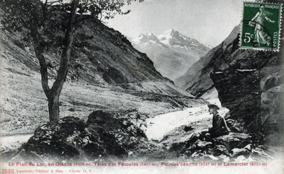 Plan du lac, au fond la tête des Fétoules (CPA) Plan du lac, au fond la tête des Fétoules (CPA)