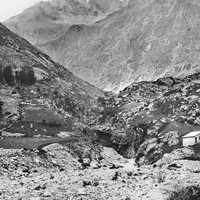 Rochers Rouges et torrent des Etançons à la Bérarde vers 1900 par Victor Riston
