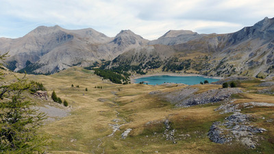 Lac d'Allos et Mont Pelat Lac d'Allos et Mont Pelat