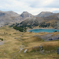Lac d'Allos et Mont Pelat