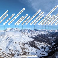 Côte de Sereina N, Pano NE: Crévacol, Combins, Mont Rose