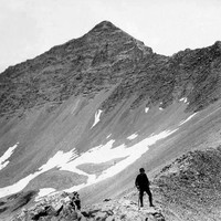 Grand Parpaillon vu du col du Parpaillon en 1880