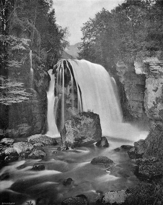Cascade de Sassenage en 1900 par Neurdein