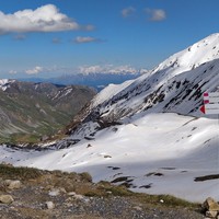 de Colle Valcavera, vers l'Est Gias Valacavera, Rif Carbonatto