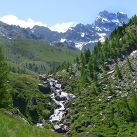 Le Guil et le Mont Viso