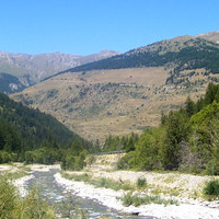 Le Guil en aval de Ristolas