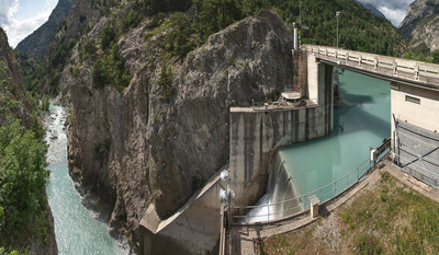 Gorges du Guil et barrage de la Maison du Roy Gorges du Guil et barrage de la Maison du Roy