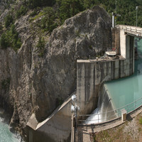 Gorges du Guil et barrage de la Maison du Roy
