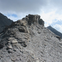 Deuxième partie de l'arête W et sommet