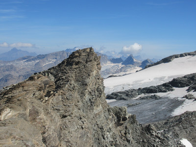 Pointe NE, depuis la Pointe Centrale