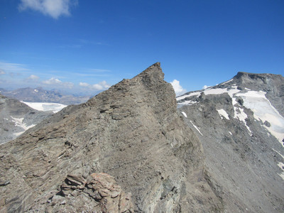 Pointe Centrale, depuis la Pointe SW