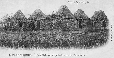 Bories de Porchères, près des carrières (CPA)