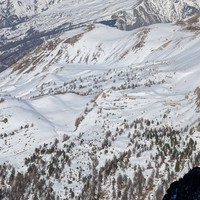 Col des Acles et son Ancien poste, au fond P & Croce della Mulattiera
