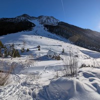 Pointe de Pécé versant N, vue d'ensemble