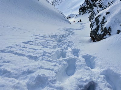 Pas de Maladecia, couloir NE Pas de Maladecia, couloir NE