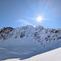 Mont Aver versant N et ses couloirs