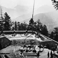Ancienne batterie de Vallon Claus, en 1896 par Paul Lancrenon
