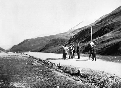 Au Col de Larche, en 1896 par Paul Lancrenon Au Col de Larche, en 1896 par Paul Lancrenon