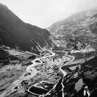 L'Ubaye et la Condamine vus du Fort de Tournoux,  en 1896 par Paul Lancrenon
