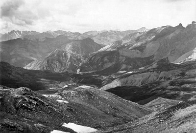 Vue du Col des Fourches, en 1896 par Paul Lancrenon Vue du Col des Fourches, en 1896 par Paul Lancrenon