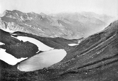 Lac de la Noire vu du Col de la noire, en 1897 par Paul Lancrenon Lac de la Noire vu du Col de la noire, en 1897 par Paul Lancrenon