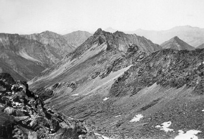 Pic traverse vu de la Traversette Pic traverse vu de la Traversette
