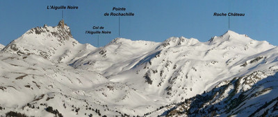 De l'Aiguille Noire à Roche Château De l'Aiguille Noire à Roche Château