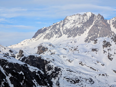 Passo San Giacomo et Marchhorn, versants SW depuis les hauteurs de Riale